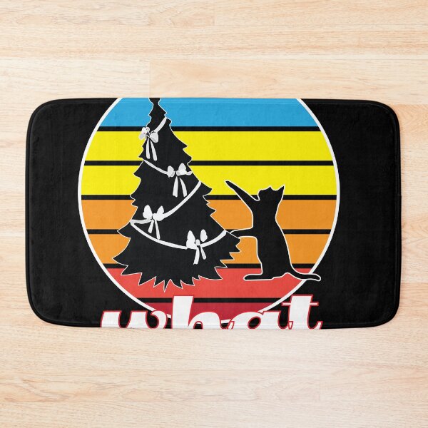 Item preview, Funny Black Cat Pushing Christmas Tree designed and sold by dsirs.