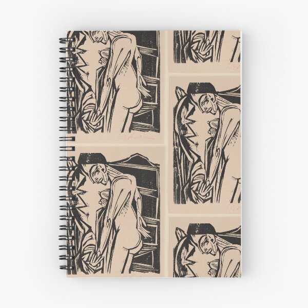 Item preview, Ernst Ludwig Kirchner Female Nude Before a Cabinet  designed and sold by TeeARTHY.