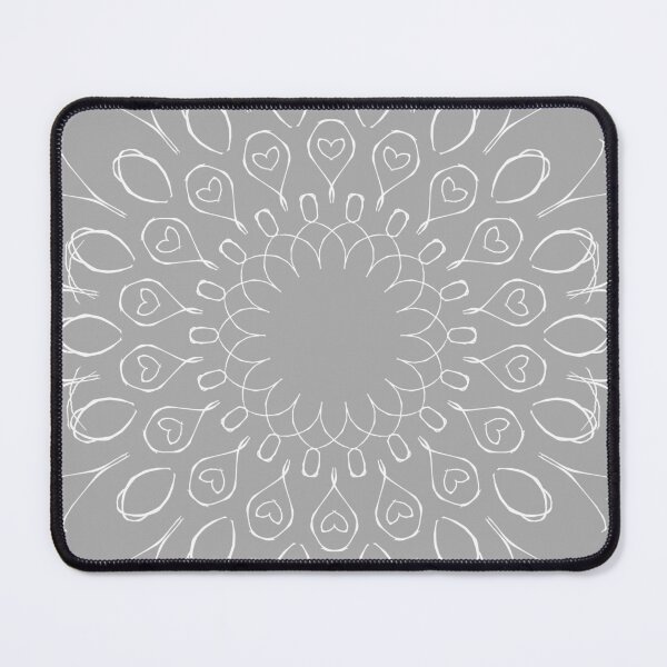 Item preview, White and grey pattern BOHO designed and sold by Glatti.