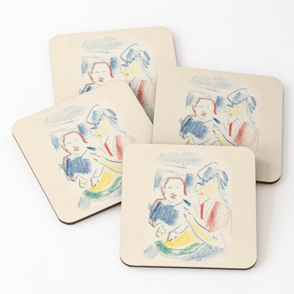 Item preview, Ernst Ludwig Kirchner Frau mit Kind designed and sold by TeeARTHY.