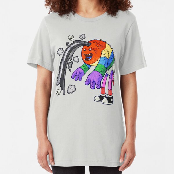 Colorful Doom & Gloom Slim Fit T-Shirt