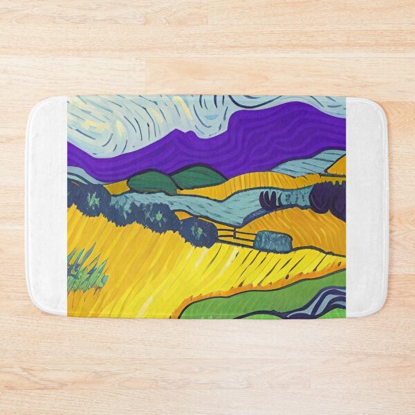 Item preview, Abstract landscape oil painting fine art, Van Gogh style, prints, colorful, unique,  prints, canvas, posters. designed and sold by JoelsCorner.