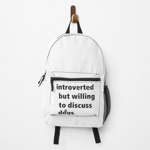 Item preview, introverted but willing to discuss dogs designed and sold by saidox.
