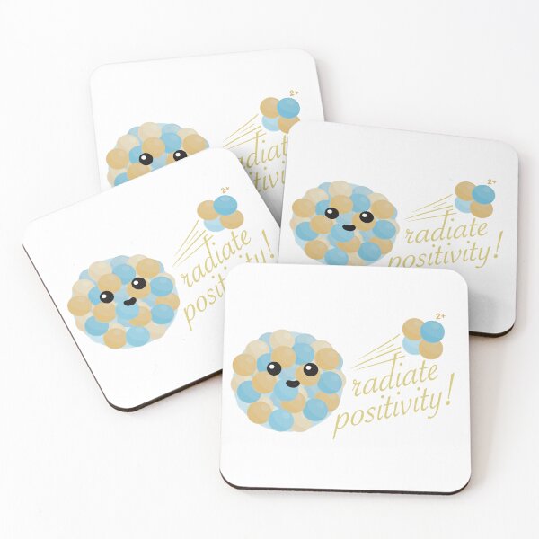 Item preview, Radiate Positivity - Funny Alpha Decay designed and sold by Science Lab Designs.