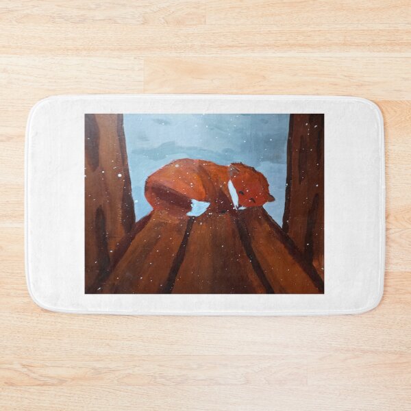 Item preview, Sleeping Fox on dock designed and sold by WildNature129.