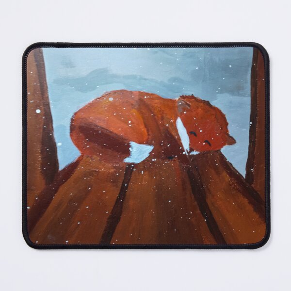 Item preview, Sleeping Fox on dock designed and sold by WildNature129.