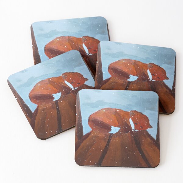 Item preview, Sleeping Fox on dock designed and sold by WildNature129.