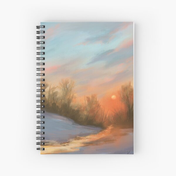 Premières neiges Cahier à spirale