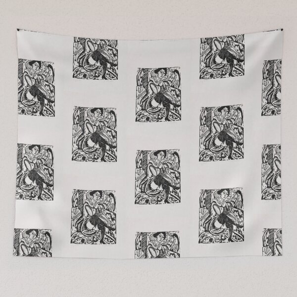 Item preview, Ernst Ludwig Kirchner Frau Schuh zuknöpfend (1912) designed and sold by TeeARTHY.