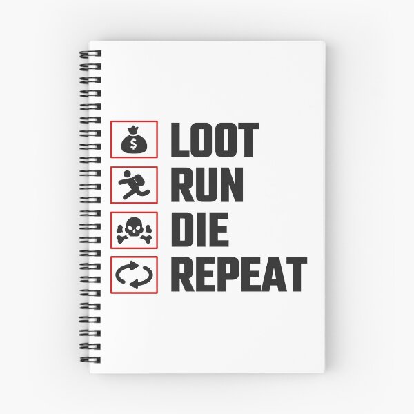 Item preview, Loot Run Die Repeat PUBG designed and sold by Essenti4lgoods.