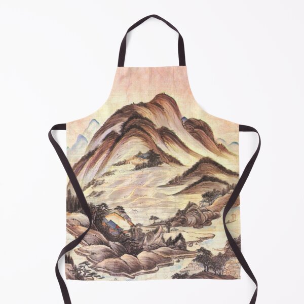 Item preview, Stream and Mountain Korean Joseon Dynasty Folk Art designed and sold by SeoulJourner.