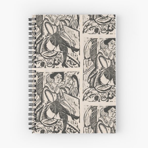 Item preview, Ernst Ludwig Kirchner Frau, Schuh zuknöpfend  designed and sold by TeeARTHY.