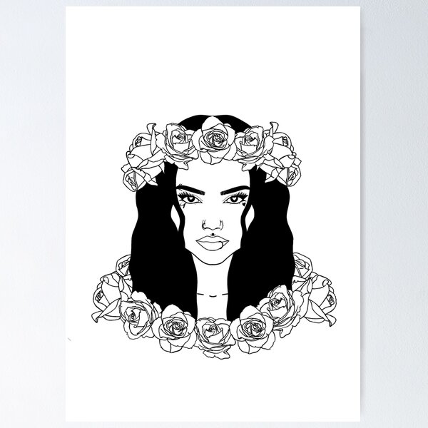 Item preview, Aphrodite Tattoo Design Portrait designed and sold by Shayla-Michelle.