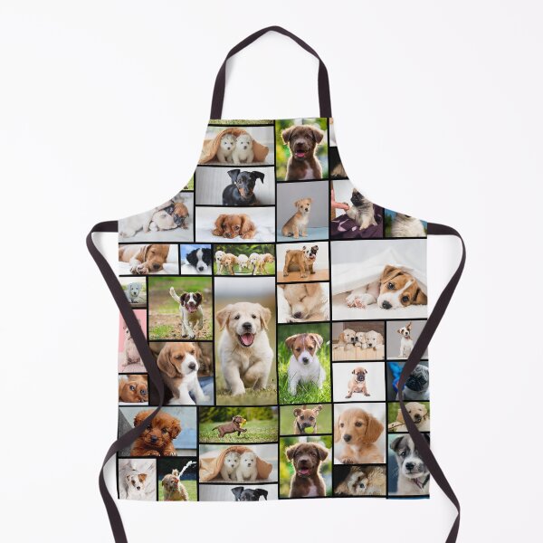 Item preview, Cute Puppy Pattern Photo Collage designed and sold by sweetbelle.