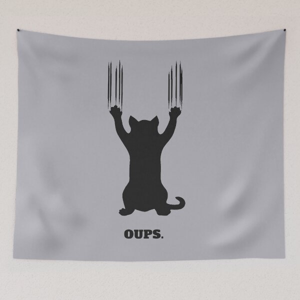 Item preview, oops. Cat that ransacks what is around him designed and sold by tsolya.