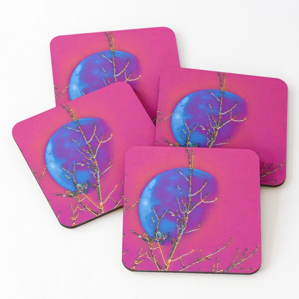 Item preview, Playing with the Moon in Blue & Purple designed and sold by SXW Designs.