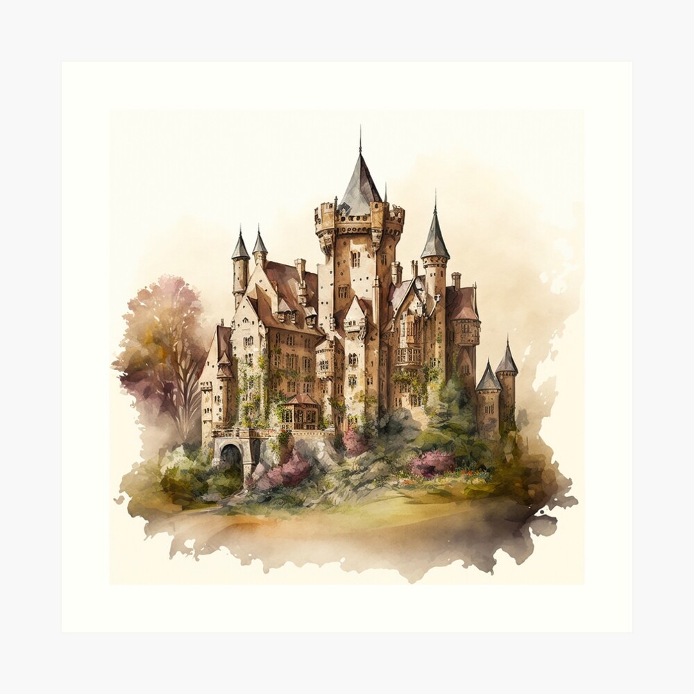 Castle Series Art Watercolor Paper Pad Solid Watercolor - Temu