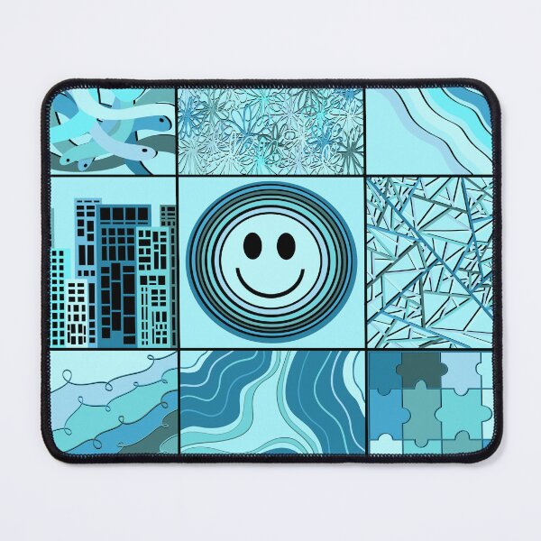 Item preview, blue aesthetic art collage  designed and sold by DanaScully0709.