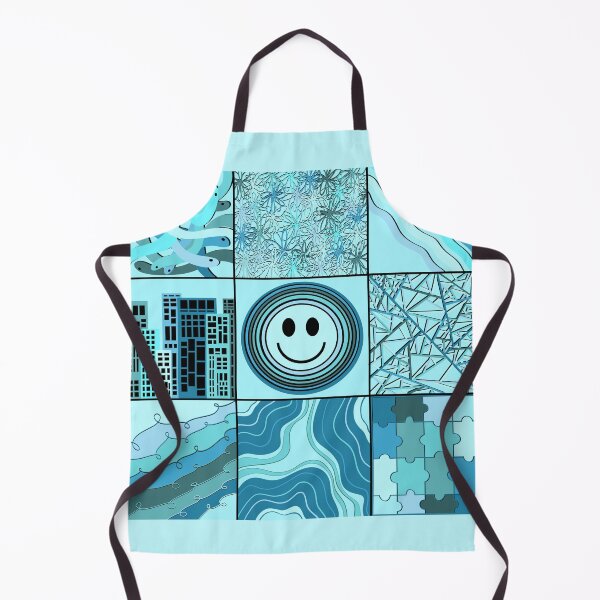 Item preview, blue aesthetic art collage designed and sold by DanaScully0709.