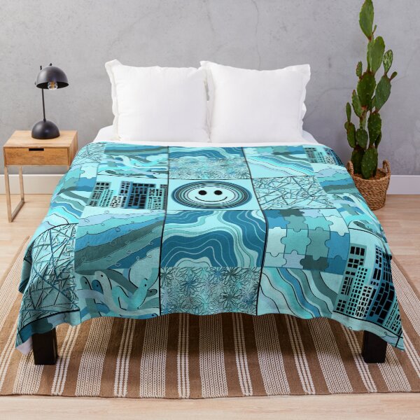 Item preview, blue aesthetic art collage  designed and sold by DanaScully0709.