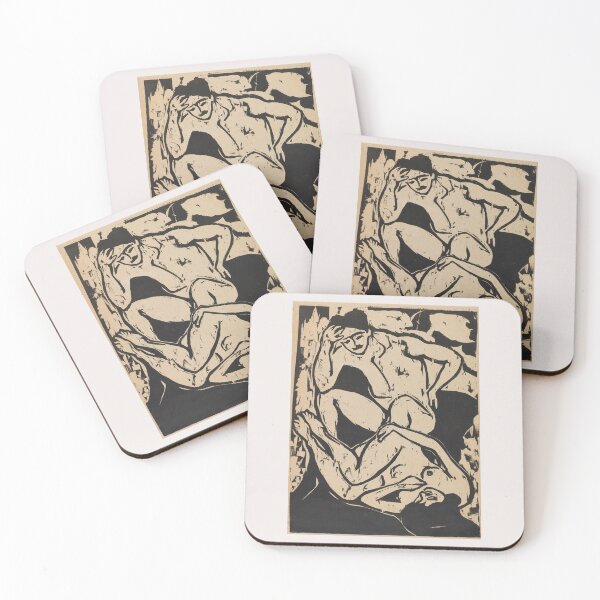 Item preview, Ernst Ludwig Kirchner Nacktes Paar auf einem Kanapee  designed and sold by TeeARTHY.