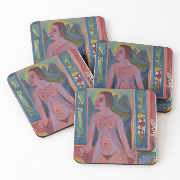 Item preview, Ernst Ludwig Kirchner Mujer desnuda en la ventana designed and sold by TeeARTHY.