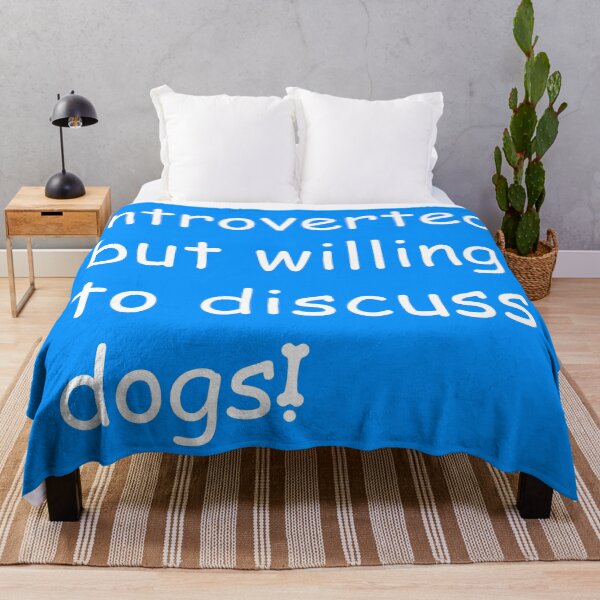Item preview, introverted but willing to discuss dogs  designed and sold by saidox.