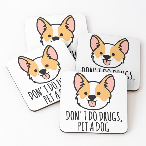 Item preview, No consumas drogas, acaricia a un perro - Citas divertidas para perros designed and sold by EnzoVectorism.