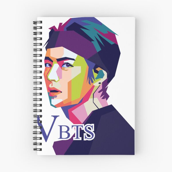 Item preview, KimTae-hyung BangTan Boys Pop Art Portait designed and sold by GravicPopart21.
