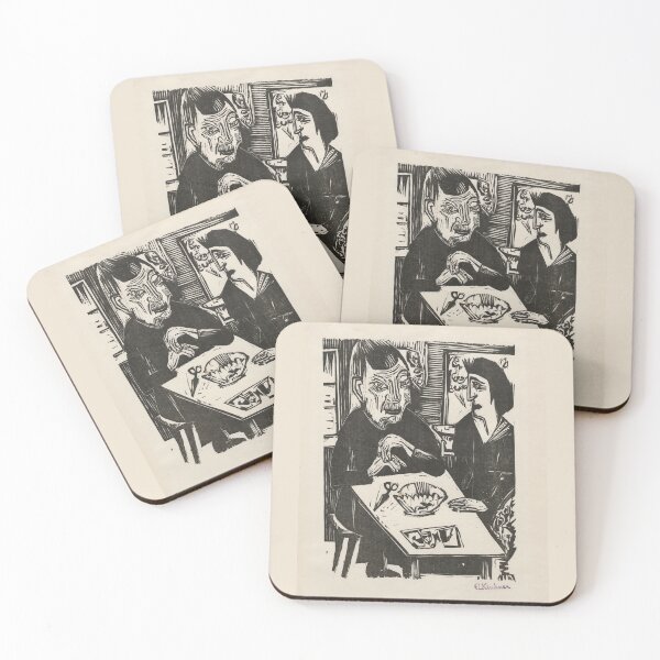 Item preview, Ernst Ludwig Kirchner Old Woman and Young Woman  designed and sold by TeeARTHY.