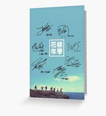 BTS Greeting Card