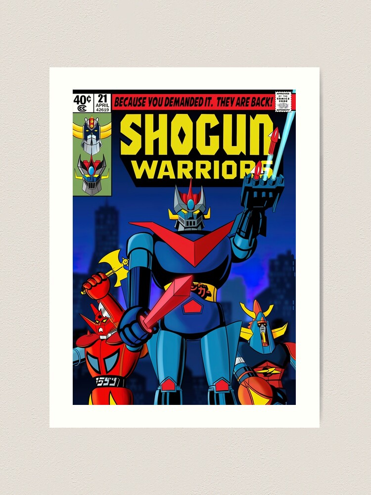 Shogun Warriors Comic - Mazinger | Art Print