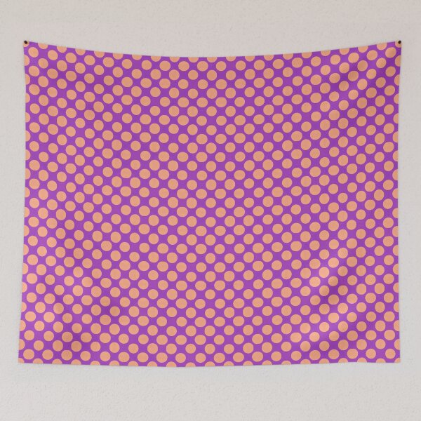Item preview, Purple and Pink Polka Dot Seamless Pattern Print designed and sold by protegra.
