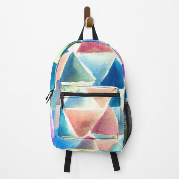 Item preview, Pattern - Abstract Colorful Triangles Style Watercolor Pattern designed and sold by wwlmerch.