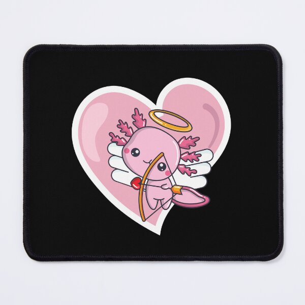 Item preview, funny axolotl love angel designed and sold by foxforce.