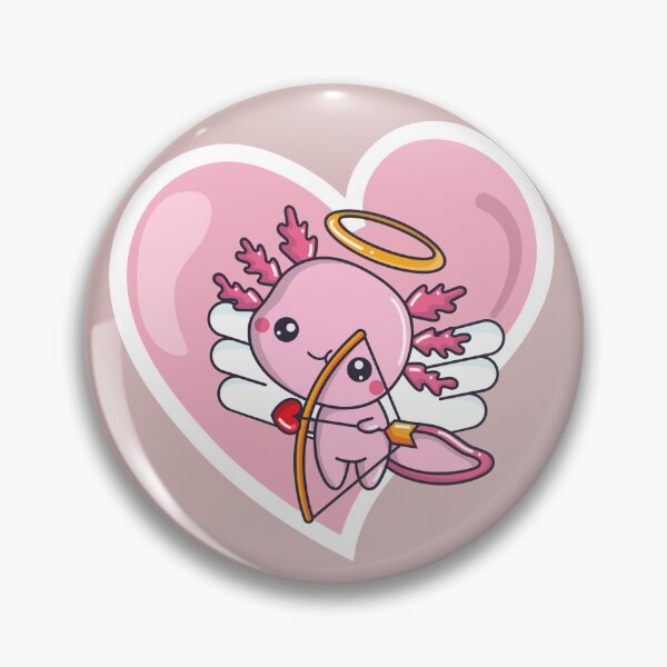 Aperçu de l'œuvre ange d'amour axolotl drôle créée et vendue par foxforce.