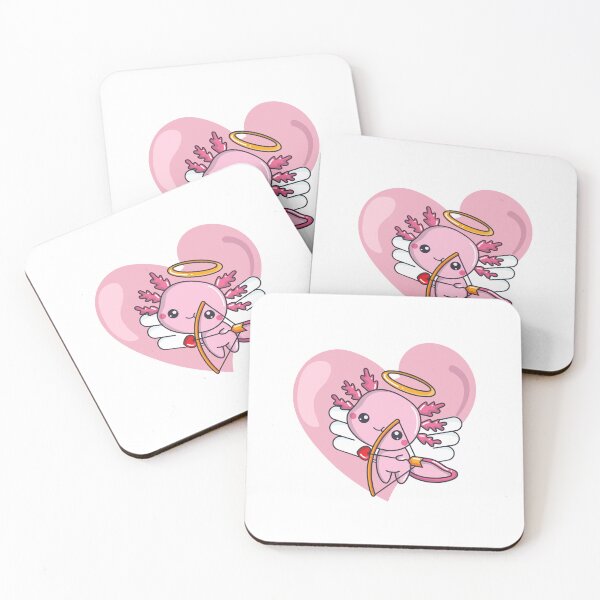 Item preview, funny axolotl love angel designed and sold by foxforce.