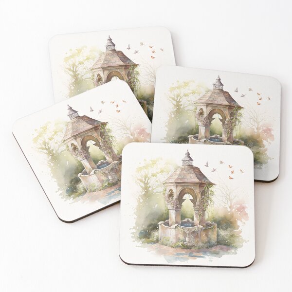 Item preview, Watercolor Wishing Well designed and sold by Abili-Tees.