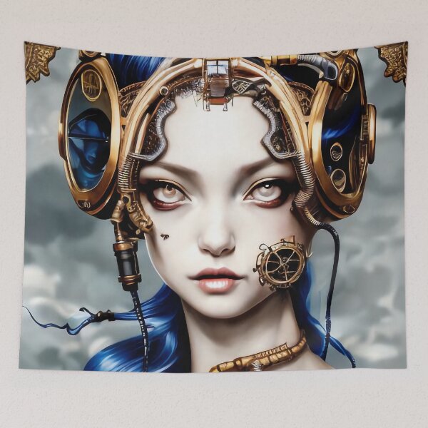 Item preview, Avril Steampunk Girl Portrait  designed and sold by Kamiri.