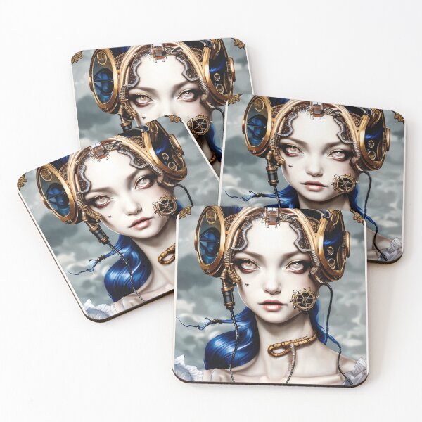 Item preview, Avril Steampunk Girl Portrait  designed and sold by Kamiri.
