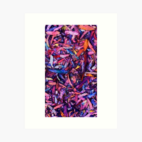 Item preview, Blue and Pink Gum Leaves by Adelaide artist Avril Thomas at Magpie Springs designed and sold by MagpieSprings.