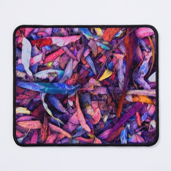 Item preview, Blue and Pink Gum Leaves by Adelaide artist Avril Thomas at Magpie Springs designed and sold by MagpieSprings.