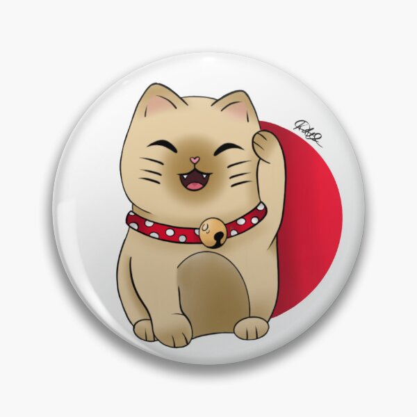 Item preview, Maneki Neko lucky cat designed and sold by Kiera Leigh.