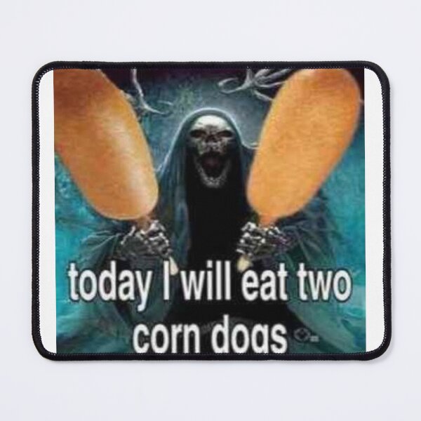 Item preview, today I will eat two corn dogs awesome badass skeleton designed and sold by Mr. Meatball.