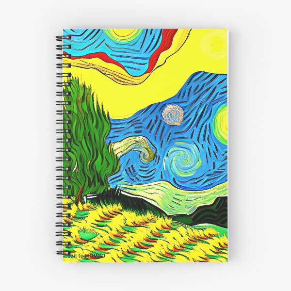 Item preview, Abstract landscape oil painting wall art, Van Gogh style, landscape prints, colorful, unique prints, landscape canvas wall art, landscape wall decor posters. designed and sold by JoelsCorner.