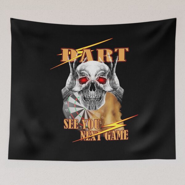 Item preview, Dart Skull See You Next Game Dart Design Dart Players Darts designed and sold by ChrUzDesigner.