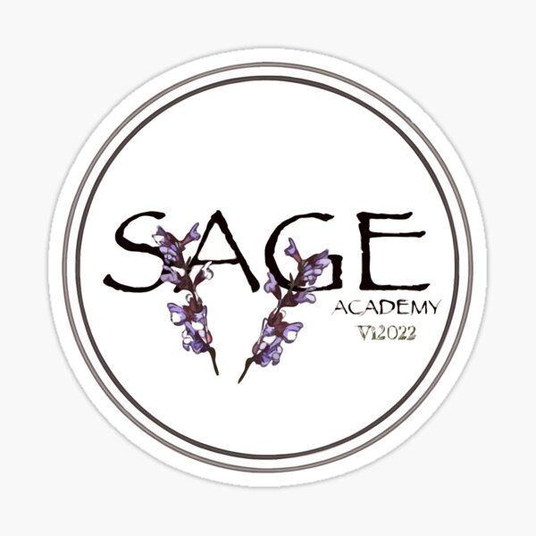 Sage Academy Logo 2022 Vi 02 Sticker