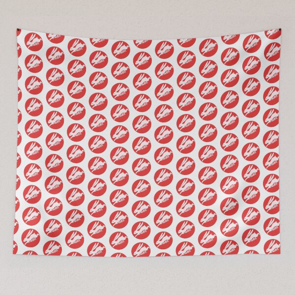 Item preview, Conejo rojo y blanco designed and sold by tsipka.