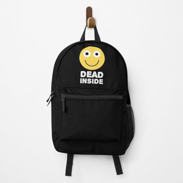 Item preview, Dead inside, smiling face - Depression Quote designed and sold by EnzoVectorism.