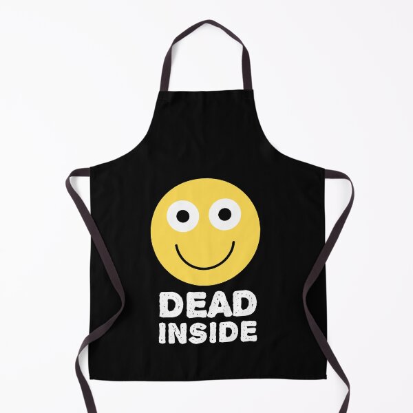 Item preview, Dead inside, smiling face - Depression Quote designed and sold by EnzoVectorism.